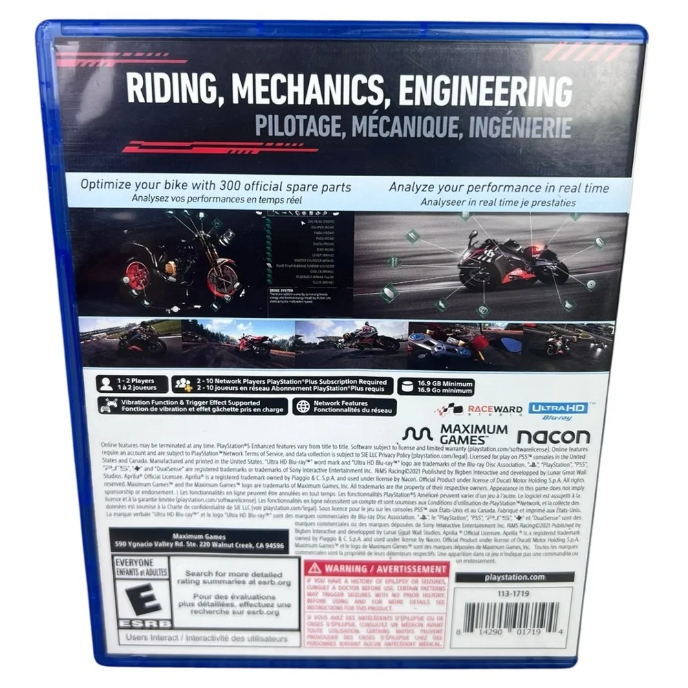 PS5 Rims Racing Sony PlayStation 5 2024 Bacon E For Everyone Preowned